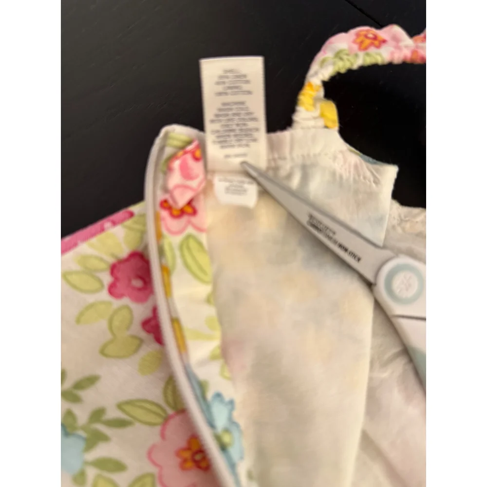 GAP Baby Linen Blend Floral Dress Girls 3-6m Lined Classic‎ Summer Beach Party